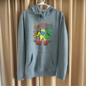 Grateful Dead Gray Hoodie Size Medium